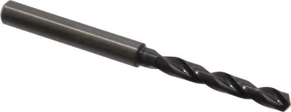 Guhring - 4.65mm 140° Solid Carbide Jobber Drill - FIREX Finish, Right Hand Cut, Spiral Flute, Straight Shank, 74.01mm OAL, SU Point - Industrial Tool & Supply