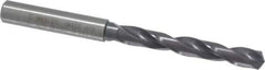 Guhring - Letter H 140° Solid Carbide Jobber Drill - FIREX Finish, Right Hand Cut, Spiral Flute, Straight Shank, 91mm OAL, SU Point - Industrial Tool & Supply