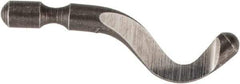 Shaviv - B30 Right-Handed High Speed Steel Deburring Swivel Blade - Use on Cross Hole Surfaces, Adjustable - Industrial Tool & Supply