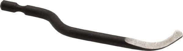 Shaviv - B60 Right-Handed High Speed Steel Deburring Swivel Blade - Use on Hole Back-Edge Surfaces, Adjustable - Industrial Tool & Supply