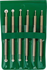 Value Collection - 6 Piece High Speed Steel Blade Hand Deburring Tool Set - For Hole Edge, Straight Edge - Industrial Tool & Supply