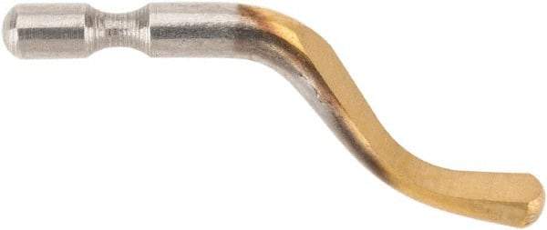 Shaviv - B20P Bi-Directional High Speed Steel Deburring Swivel Blade - Use on Hole Edge & Straight Edge Surfaces, Reversible, Adjustable - Industrial Tool & Supply