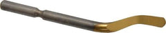 Shaviv - E100P Right-Handed High Speed Steel Deburring Swivel Blade - Use on Hole Edge & Straight Edge Surfaces, Adjustable - Industrial Tool & Supply