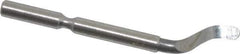 Shaviv - E100C Right-Handed Carbide Deburring Swivel Blade - Use on Hole Edge & Straight Edge Surfaces, Adjustable - Industrial Tool & Supply