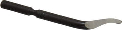 Shaviv - E110 Right-Handed High Speed Steel Deburring Swivel Blade - Use on Hole Edge & Straight Edge Surfaces, Adjustable - Industrial Tool & Supply