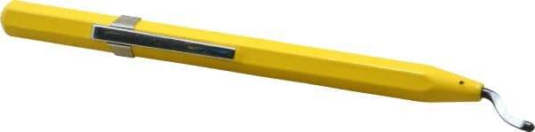 Shaviv - 2 Piece Cobalt Blade Hand Deburring Tool Set - B10 Blades, For Hole Edge, Straight Edge - Industrial Tool & Supply