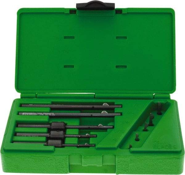 Cogsdill Tool - 5 Piece Power Deburring Tool Set - Includes 1/8 to 1/4" Diam Hole Range Tools - Industrial Tool & Supply