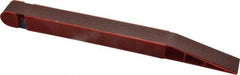 Lumberton Industries - 120 Grit Red Abrasive Belt Stick - 3/4 Inches Wide x 10 Inches Long - Industrial Tool & Supply