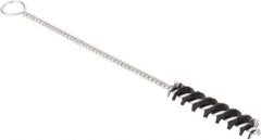 Brush Research Mfg. - 2-1/2" Long x 9/16" Diam Nylon Hole Cleaning Brush - 10" OAL, 0.012" Filament Diam, 0.19" Shank Diam - Industrial Tool & Supply
