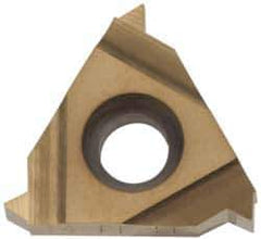 Hertel - 16ER External Right Hand 27 NPTF Laydown Threading Insert - Grade HG330TR, TiC/TiN Coated Carbide - Industrial Tool & Supply