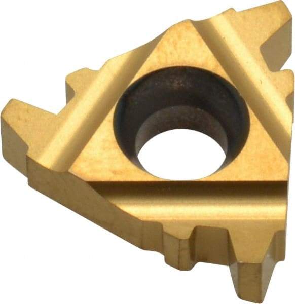 Carmex - 16ER External Right Hand 8 Acme Laydown Threading Insert - Grade BXC, TiN Coated Carbide - Industrial Tool & Supply