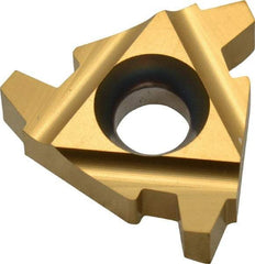 Carmex - 22ER External Right Hand 5 Acme Laydown Threading Insert - Grade BXC, TiN Coated Carbide - Industrial Tool & Supply