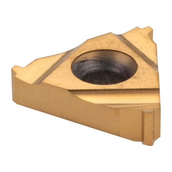 Carmex - 16ER External Right Hand 14 Stub Acme Laydown Threading Insert - Grade P25C, TiN Coated Carbide - Industrial Tool & Supply