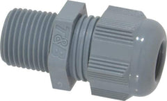 Thomas & Betts - 3/8" Trade, Nylon Threaded Straight Liquidtight Conduit Cable Gland - Noninsulated - Industrial Tool & Supply