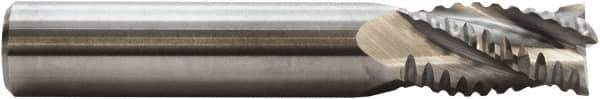 M.A. Ford - 14mm Diam, 30mm LOC, 4 Flute Solid Carbide Roughing Square End Mill - 89mm OAL, 14mm Shank Diam, Single End, Centercutting, 30° Helix - Industrial Tool & Supply