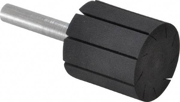 3M - 1" Wide x 1" Diam, Spiral Band Drum - 1/4" Shank Diam, 18,000 RPM - Industrial Tool & Supply