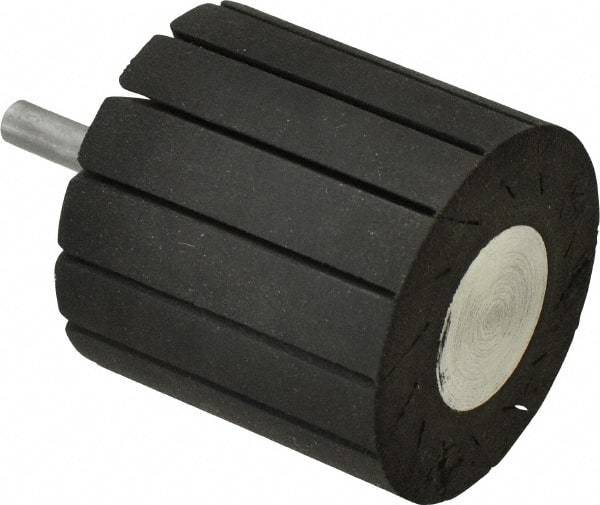 3M - 2" Wide x 2" Diam, Spiral Band Drum - 1/4" Shank Diam, 6,000 RPM - Industrial Tool & Supply