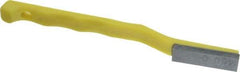 Value Collection - 400 Grit Yellow Single-Ended Boron Carbide Hand Hone - Super Fine Grade, 5-1/2" OAL, with Cutting Dimensions of 1-9/16" Length x 1/2" Wide x 3/16" High - Industrial Tool & Supply