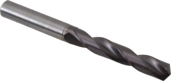 Guhring - 25/64" 140° Solid Carbide Jobber Drill - FIREX Finish, Right Hand Cut, Spiral Flute, Straight Shank, 103mm OAL, SU Point - Industrial Tool & Supply