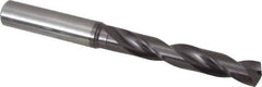 Guhring - 27/64" 140° Solid Carbide Jobber Drill - FIREX Finish, Right Hand Cut, Spiral Flute, Straight Shank, 118mm OAL, SU Point - Industrial Tool & Supply