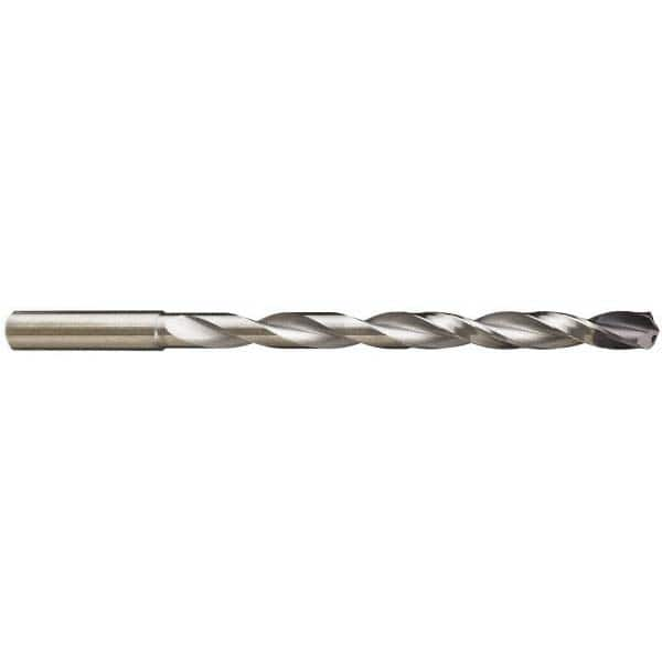 Guhring - 5.5mm 140° 2-Flute Solid Carbide Extra Length Drill Bit - Industrial Tool & Supply