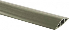 Hubbell Wiring Device-Kellems - 1 Channel, 5 Ft Long, 1/2" Max Compatible Cable Diam, Gray PVC On Floor Cable Cover - 3" Overall Width x 3/4" Overall Height, 3/4" Channel Width x 1/2" Channel Height - Industrial Tool & Supply