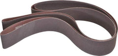 Norton - 2" Wide x 132" OAL, 80 Grit, Aluminum Oxide Abrasive Belt - Aluminum Oxide, Medium, Coated, X Weighted Cloth Backing, Series R228 - Industrial Tool & Supply