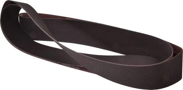 Norton - 3" Wide x 132" OAL, 100 Grit, Aluminum Oxide Abrasive Belt - Aluminum Oxide, Fine, Coated, X Weighted Cloth Backing, Series R228 - Industrial Tool & Supply