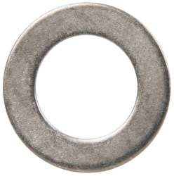 Made in USA - 0.03" Thick, 3/8" Inside x 5/8" OD, Round Shim - 5/16" Screw, Uncoated 316 Stainless Steel - Industrial Tool & Supply