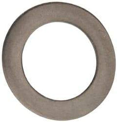 Made in USA - 0.03" Thick, 5/8" Inside x 1" OD, Round Shim - 9/16" Screw, Uncoated 316 Stainless Steel - Industrial Tool & Supply