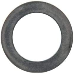 Made in USA - 0.02" Thick, 3/4" Inside x 1-1/8" OD, Round Shim - 5/8" Screw, Uncoated 316 Stainless Steel - Industrial Tool & Supply