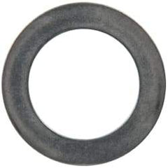 Made in USA - 0.02" Thick, 3/4" Inside x 1-1/8" OD, Round Shim - 5/8" Screw, Uncoated 316 Stainless Steel - Industrial Tool & Supply
