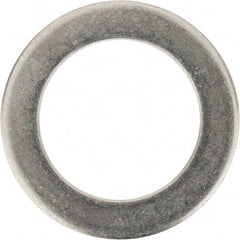 Made in USA - 0.06" Thick, 3/4" Inside x 1-1/8" OD, Round Shim - 5/8" Screw, Uncoated 316 Stainless Steel - Industrial Tool & Supply