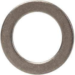 Made in USA - 0.02" Thick, 1/4" Inside x 3/8" OD, Shortening Shim - #12 Screw, Uncoated 300 Stainless Steel - Industrial Tool & Supply