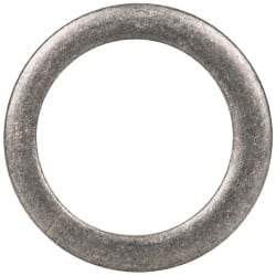 Made in USA - 1/16" Thick, 0.314" Inside x 7/16" OD, Shortening Shim - 1/4" Screw, Uncoated 300 Stainless Steel - Industrial Tool & Supply