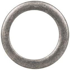 Made in USA - 1/16" Thick, 0.314" Inside x 7/16" OD, Shortening Shim - 1/4" Screw, Uncoated 300 Stainless Steel - Industrial Tool & Supply