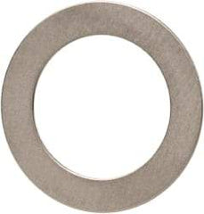Made in USA - 0.01" Thick, 3/8" Inside x 9/16" OD, Shortening Shim - 5/16" Screw, Uncoated 300 Stainless Steel - Industrial Tool & Supply