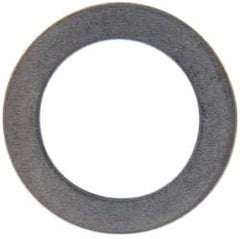Made in USA - 0.015" Thick, 1/2" Inside x 3/4" OD, Shortening Shim - 7/16" Screw, Uncoated 300 Stainless Steel - Industrial Tool & Supply