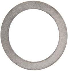 Made in USA - 0.015" Thick, 3/4" Inside x 1" OD, Shortening Shim - 5/8" Screw, Uncoated 300 Stainless Steel - Industrial Tool & Supply
