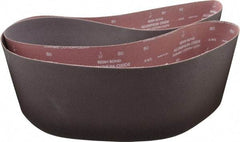 Norton - 8" Wide x 107" OAL, 80 Grit, Aluminum Oxide Abrasive Belt - Aluminum Oxide, Medium, Coated, X Weighted Cloth Backing, Series R228 - Industrial Tool & Supply