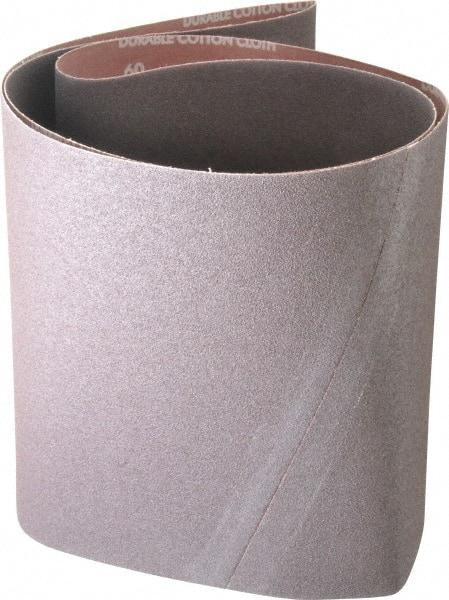 Norton - 10" Wide x 70-1/2" OAL, 60 Grit, Aluminum Oxide Abrasive Belt - Aluminum Oxide, Medium, Coated, X Weighted Cloth Backing, Series R228 - Industrial Tool & Supply