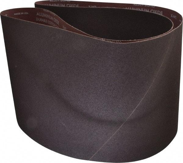 Norton - 10" Wide x 70-1/2" OAL, 80 Grit, Aluminum Oxide Abrasive Belt - Aluminum Oxide, Medium, Coated, X Weighted Cloth Backing, Series R228 - Industrial Tool & Supply