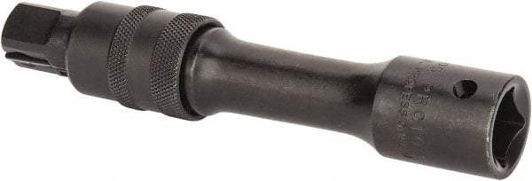 Proto - 1/2" Drive Impact Locking Socket Extension - 5" OAL, Black Oxide Finish - Industrial Tool & Supply