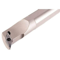 Iscar - 1.22" Min Bore Diam, 12" OAL, 1" Shank Diam, S-SVQC Indexable Boring Bar - 2.44" Max Bore Depth, VC.. 33.. Insert, Screw Holding Method - Industrial Tool & Supply