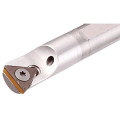 Iscar - 18mm Min Bore Diam, 180mm OAL, 16mm Shank Diam, S-STFP Indexable Boring Bar - 27mm Max Bore Depth, TP.. 1102.. Insert, Screw Holding Method - Industrial Tool & Supply