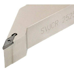 Iscar - SVJC, Left Hand Cut, 93° Lead Angle, 20mm Shank Height x 20mm Shank Width, Neutral Rake Indexable Turning Toolholder - 125mm OAL, VC..1604.. Insert Compatibility, Series Isoturn - Industrial Tool & Supply