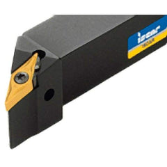 Iscar - SVJN, Left Hand Cut, 25mm Shank Height x 25mm Shank Width, Negative Rake Indexable Turning Toolholder - 150mm OAL, VN..12T3.. Insert Compatibility, Series Isoturn - Industrial Tool & Supply