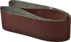 Tru-Maxx - 4" Wide x 54" OAL, 150 Grit, Aluminum Oxide Abrasive Belt - Aluminum Oxide, Very Fine, Coated, X Weighted Cloth Backing - Industrial Tool & Supply