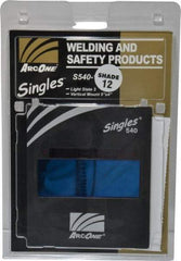 ArcOne - 4-1/2" Wide x 5-1/4" High, Lens Shade 12, Auto-Darkening Lens - 0.2" Thick, Green, Vertical Mount - Industrial Tool & Supply