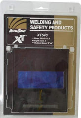 ArcOne - 4-1/2" Wide x 5-1/4" High, Lens Shade 3 to 10, Auto-Darkening Lens - 0.2" Thick, Green, Vertical Mount - Industrial Tool & Supply